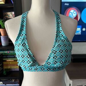 Old navy size small blue swimsuit top bikini top